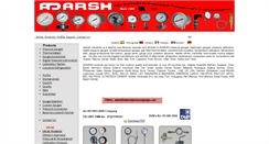 Desktop Screenshot of adarshpressuregauge.com